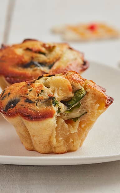 Muffins de Casca de Curgete