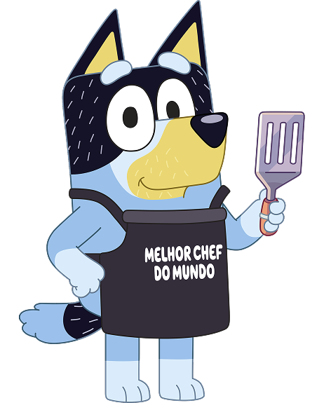 Bluey a cozinhar