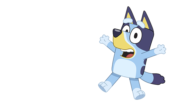 Bluey a saltar